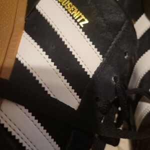 Adidas Black and White Athletic Shoes